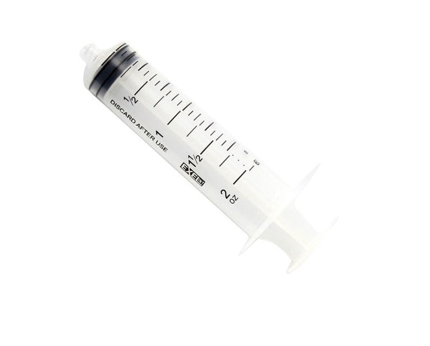 50-60cc Syringe Luer Lock with Cap - 25/Bx