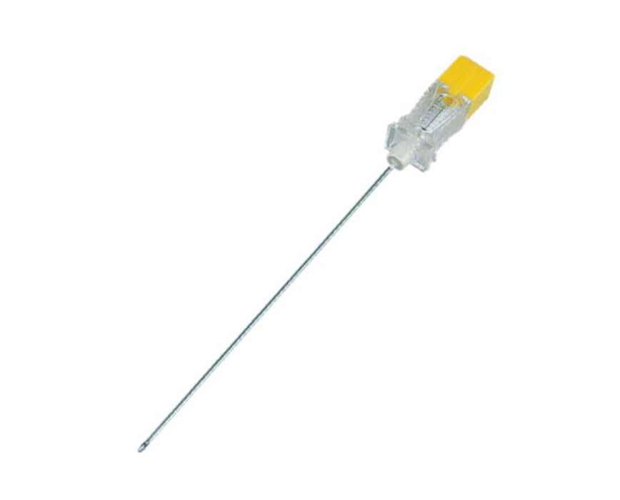 Quincke Bevel Spinal Needles, 20G (0.90mm) x 3 1/2" Yellow - 50/Bx