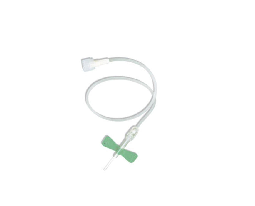 Safety Scalp Vein Set, 21G x 3/4" 12" Green