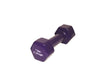 Vinyl Coated Dumbbell Weight. 7 lb., Purple, each