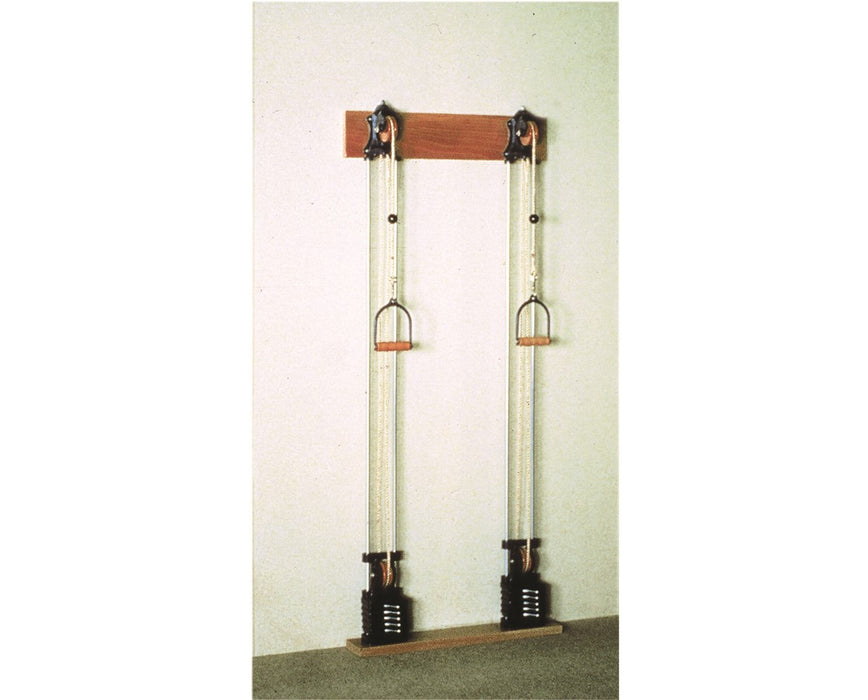 Chest Weight Pulley System Single handle - two towers - 10 x 2.2 lb weights