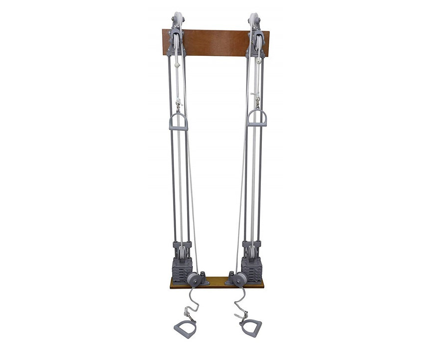 Chest Weight Pulley System Dual handle - two towers - 10 x 2.2 lb weights