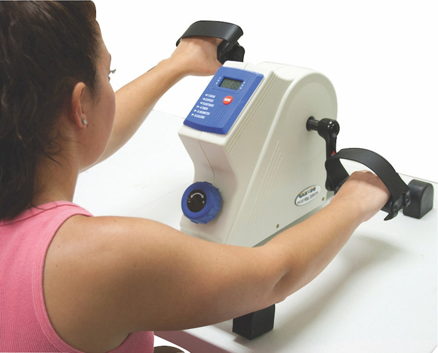 Medline Digital Pedal Exerciser - Portable Exercise Bike For Arms & Legs