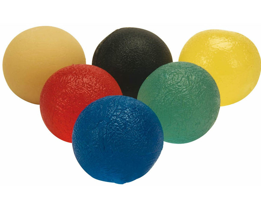 Gel Hand Exercise Ball - 6-pc Set