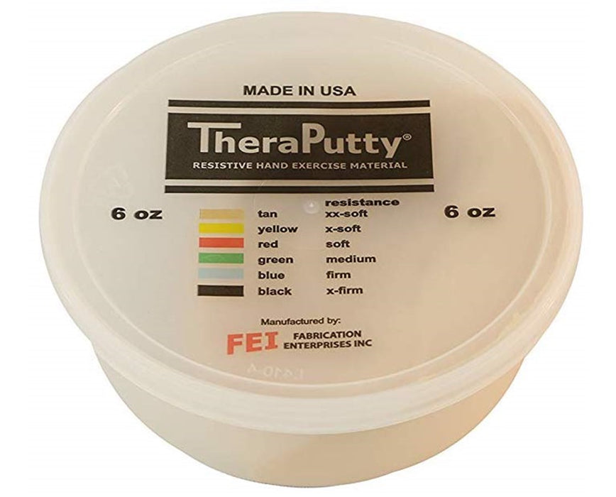 TheraPutty Plus Antimicrobial Hand Exercise Material XX-Soft (Tan) 2 oz