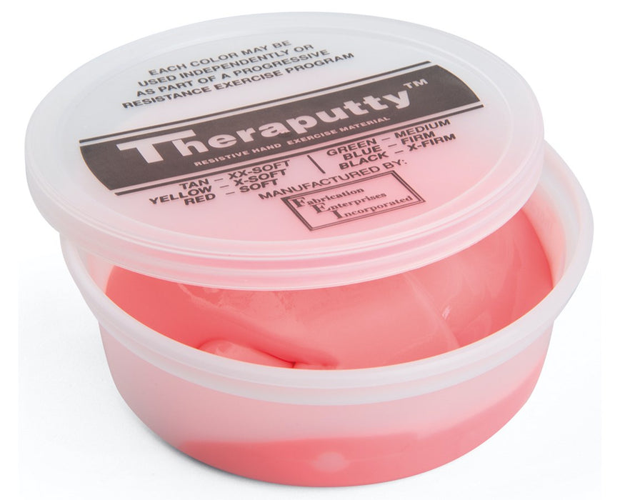 TheraPutty Plus Antimicrobial Hand Exercise Material Soft (Red) 2 oz