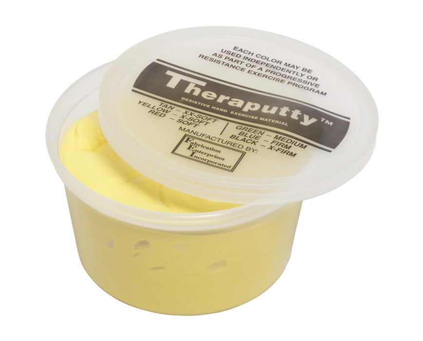 TheraPutty Plus Antimicrobial Hand Exercise Material X-Soft (Yellow) 3 oz