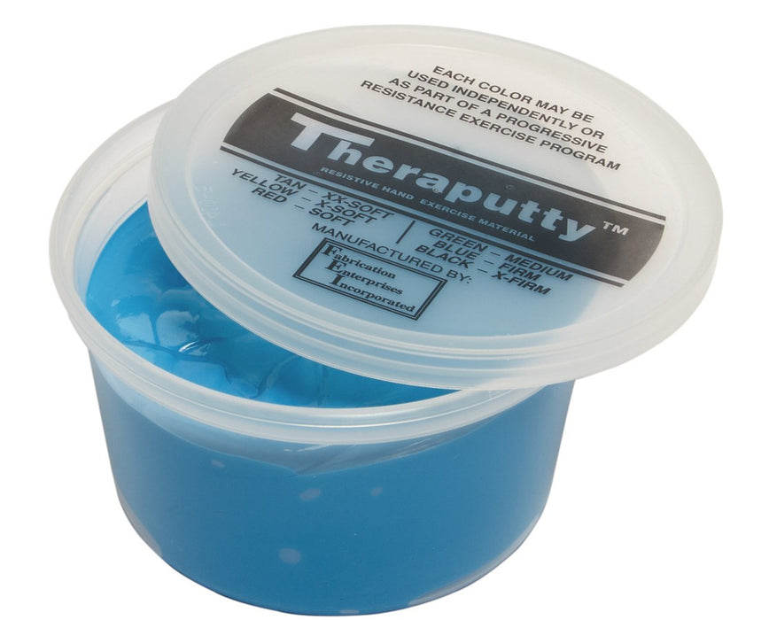 TheraPutty Plus Antimicrobial Hand Exercise Material Firm (Blue) 4 oz