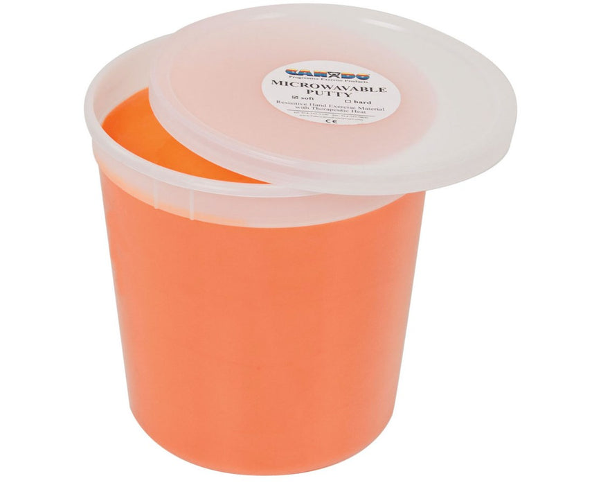 Microwavable Putty - Soft [Orange] 1 lb