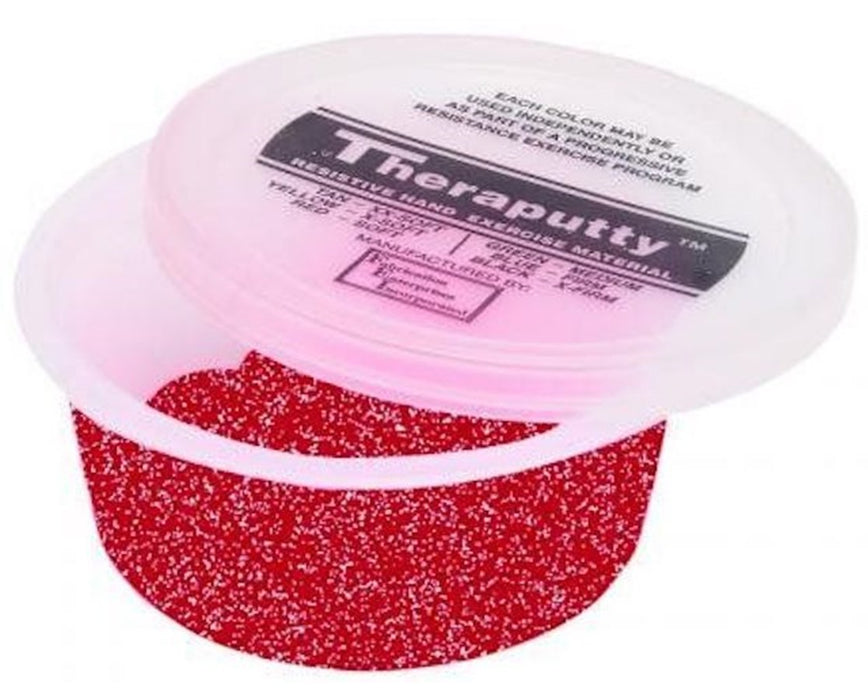 TheraPutty Glitter Putty - Soft [Red] 2 oz