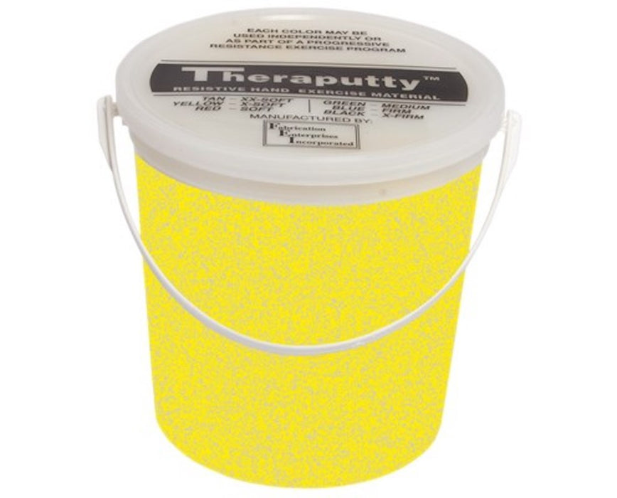 TheraPutty Glitter Putty - X-Soft [Yellow] 5 lb