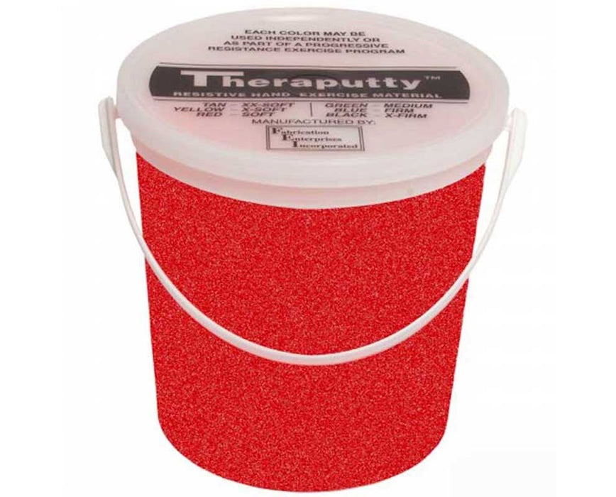 TheraPutty Glitter Putty - Soft [Red] 5 lb