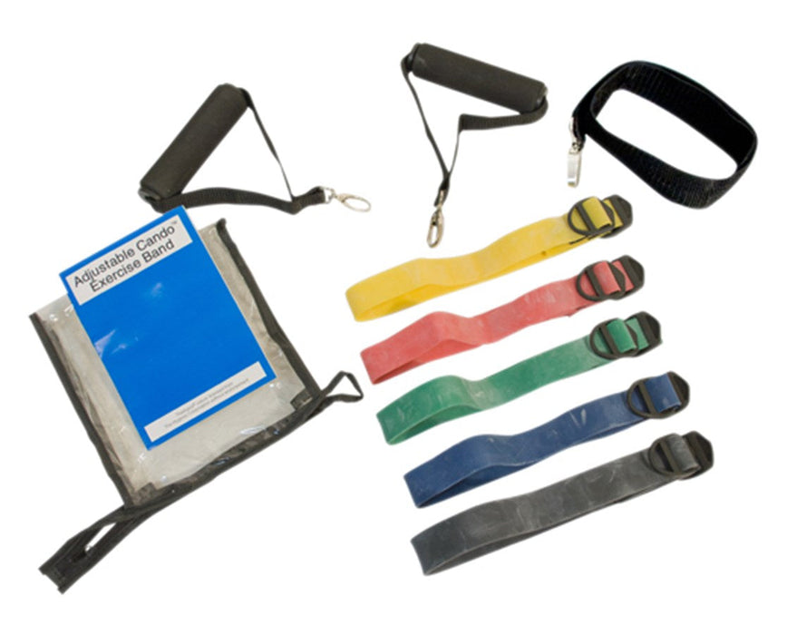 Adjustable Exercise Band Kit - 5 Bands