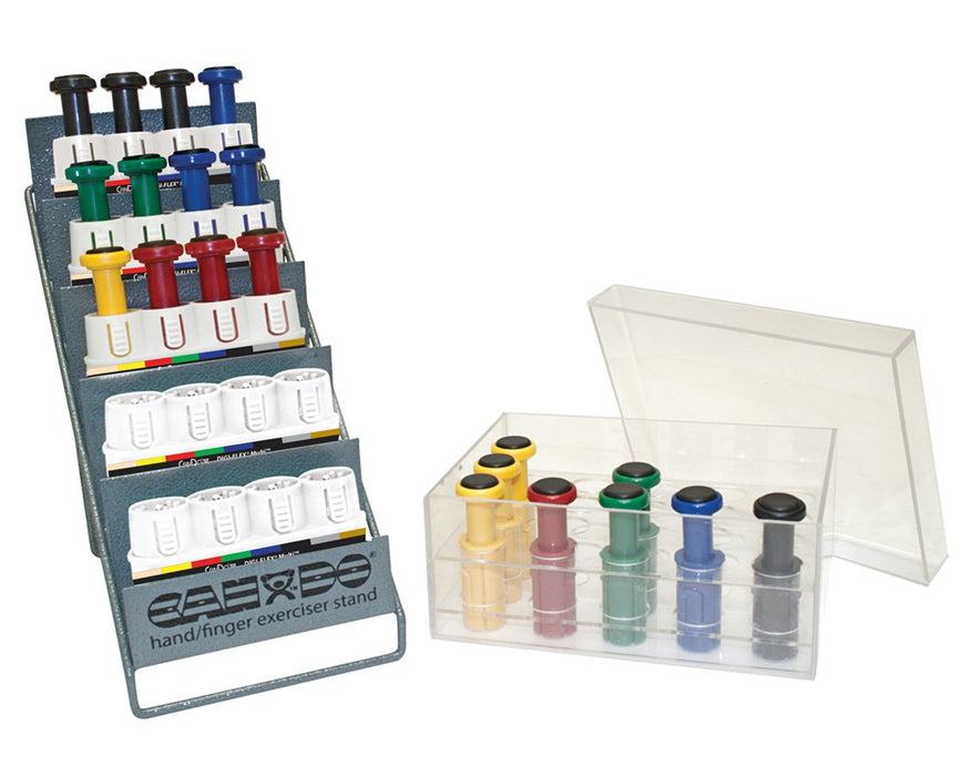 Digi-Flex Multi Clinic Set - Small Pack, deluxe (5 bases plus 32 buttons in case w/rack)