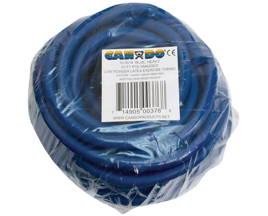 Low Powder Exercise Tubing - Heavy (Blue) 25 ft