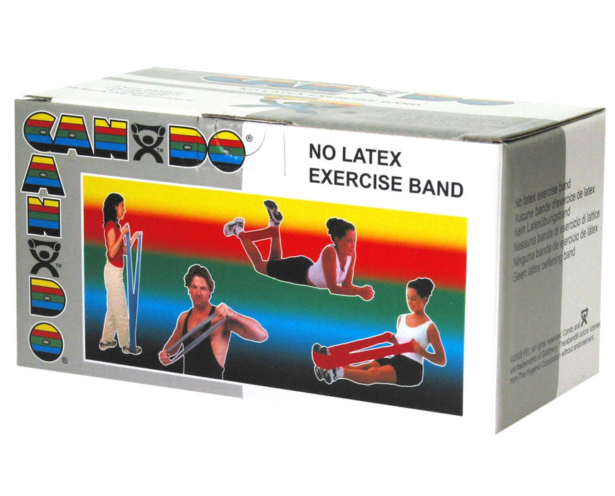 Latex-Free Exercise Band - XX-heavy (Silver) 6 Yards
