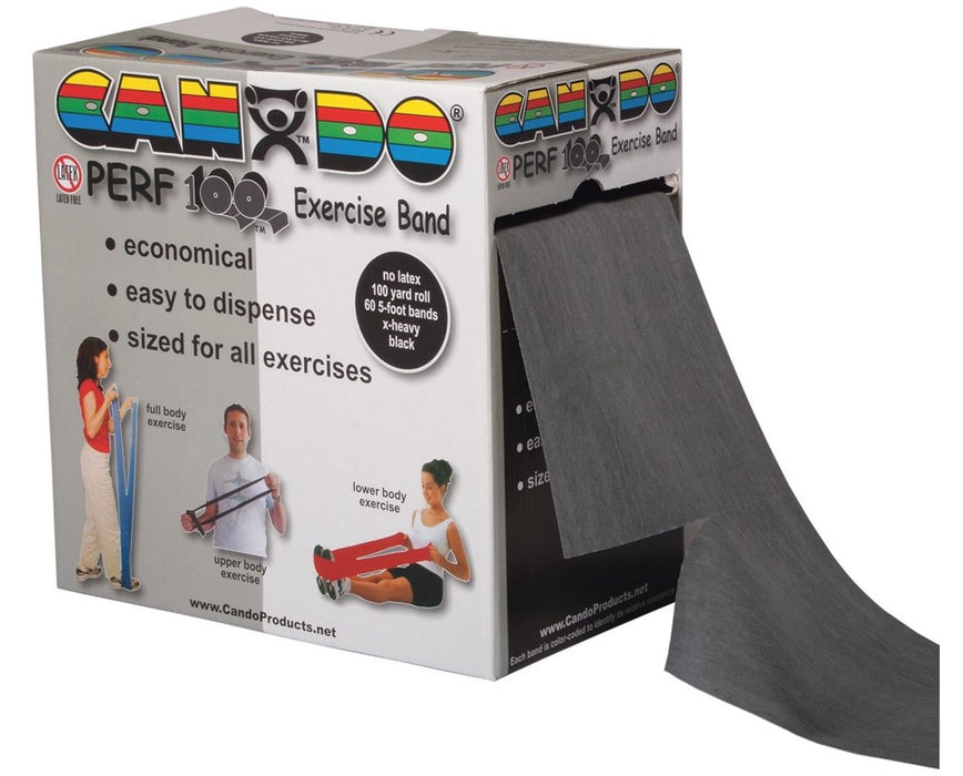 Perf 100 Latex-Free Exercise Band - X-heavy (Black)