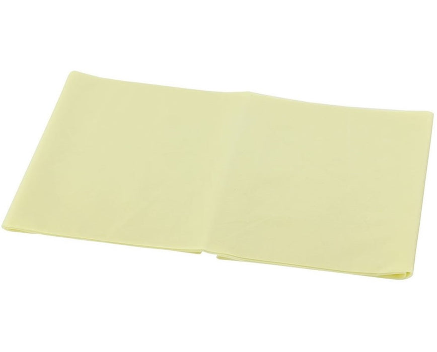 Latex-Free Exercise Band, 5-foot Singles - X-light (Yellow) 30/bx