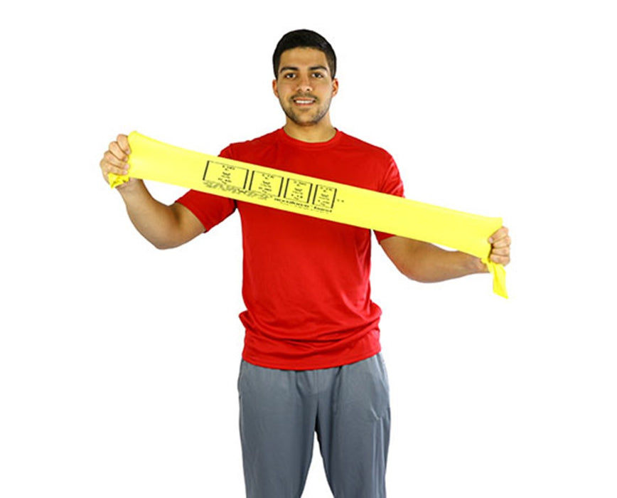 AccuForce Low Powder Exercise Band, 4-Foot Singles