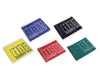 AccuForce Low Powder Exercise Band, 4-Foot Singles. 5-piece set (1/ea)