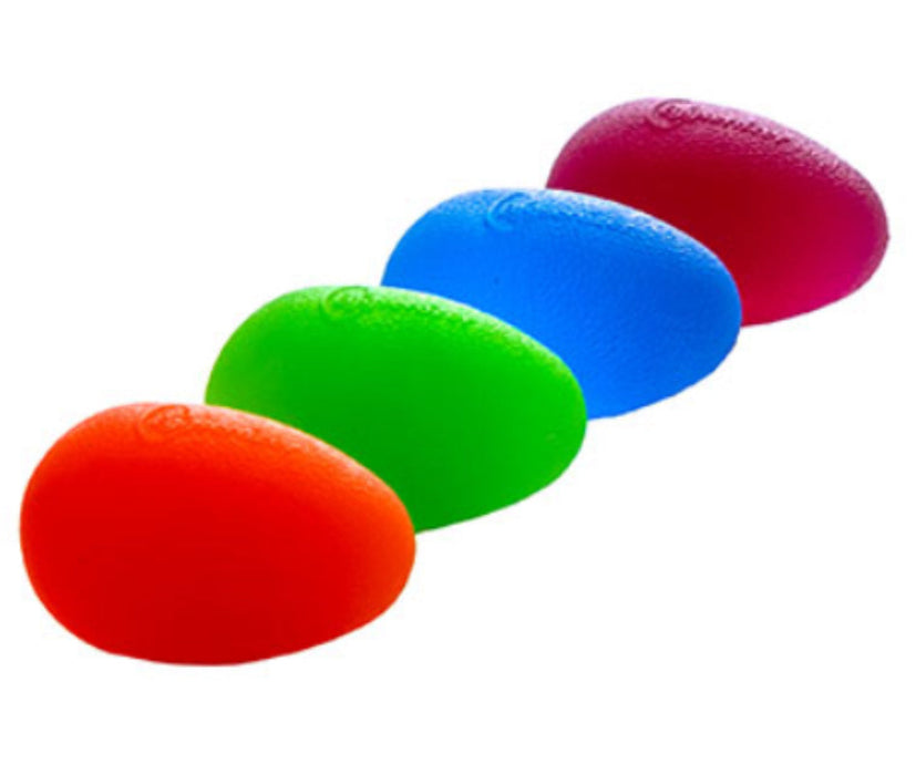 Polymer Hand Exerciser, 4pc Set (X-Soft, Soft, Medium, Firm)