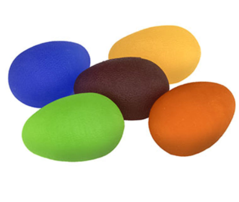 Polymer Hand Exerciser, 5pc Set (XX-Soft, X-Soft, Soft, Medium, Firm)