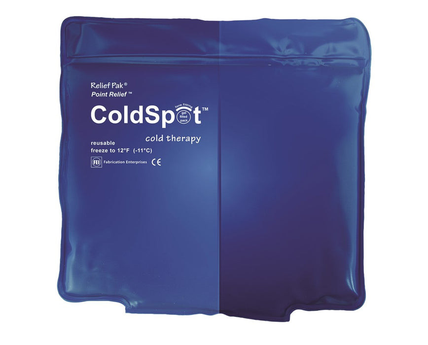 Coldspot Blue Vinyl Cold Pack quarter size, 5" x 7", Case of 12