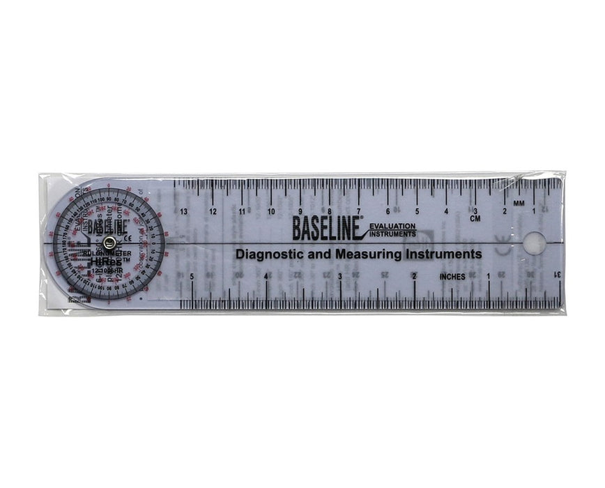 HiRes Rulongmeter 360 Degree Plastic Goniometer