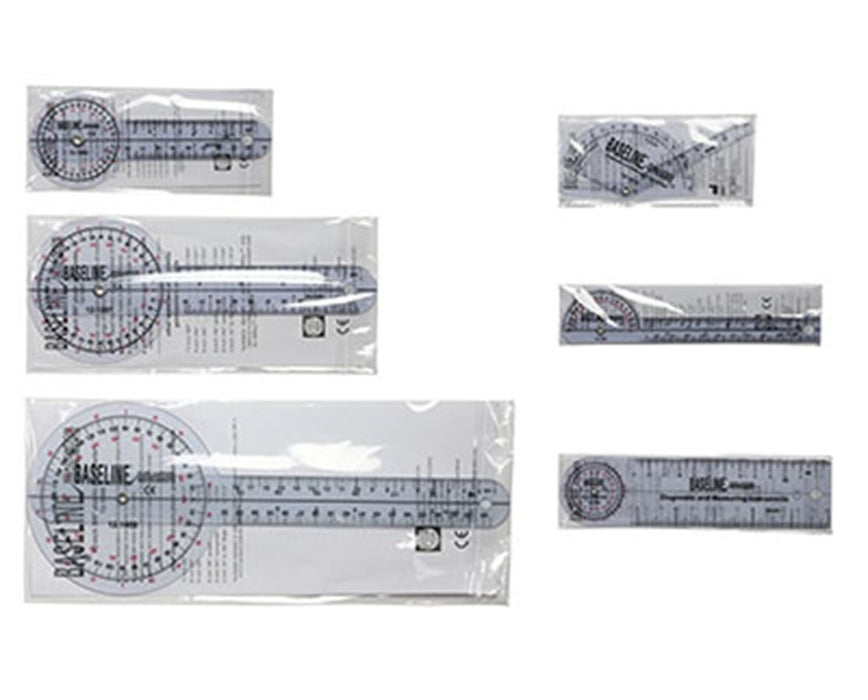 6-Piece Plastic Goniometer Kit