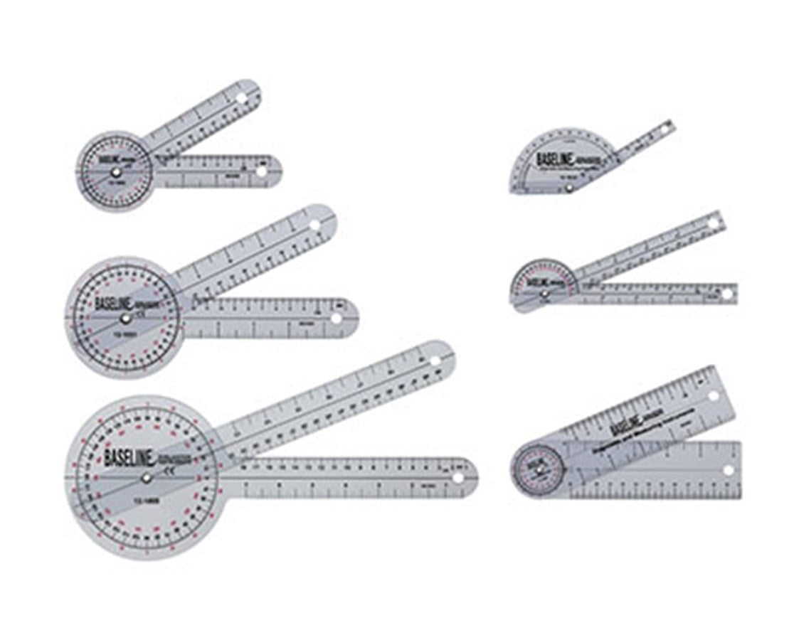 Goniometer Case Baseline 6-Piece Plastic Goniometer Kit. Save at Tigermedical — Tiger ...