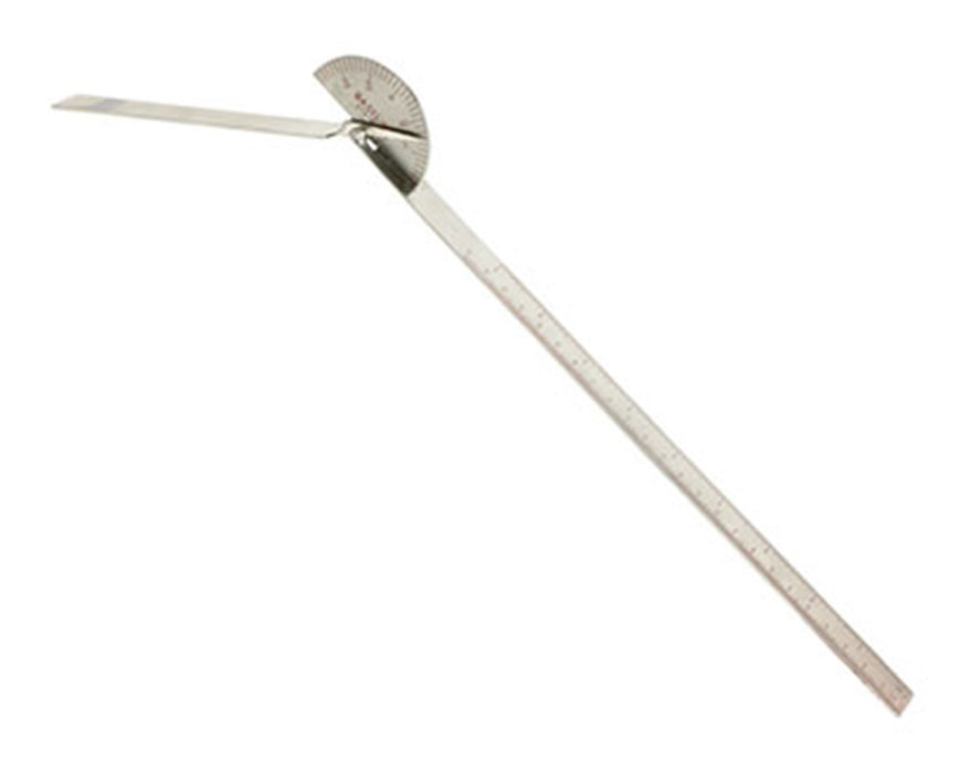 Metal Goniometer-180 Degree Range - 18 inch Legs
