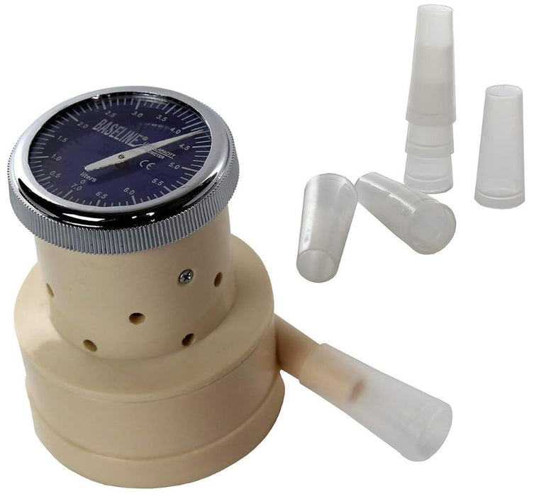 Windmill-Type Spirometer w/ 50 Plastic Mouthpieces