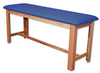 Classic H-Brace Exam Table w/ Flat Top [Dark Blue Upholstery]