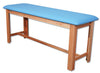Classic H-Brace Exam Table w/ Flat Top [Light Blue Upholstery]