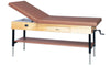 Hi-Lo Treatment Table w/ Adjustable Back, Shelf & Table Drawer