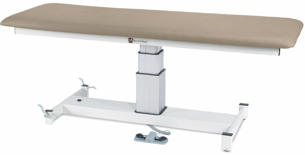 Pedestal Power Hi-Lo Treatment Table. Flat Top
