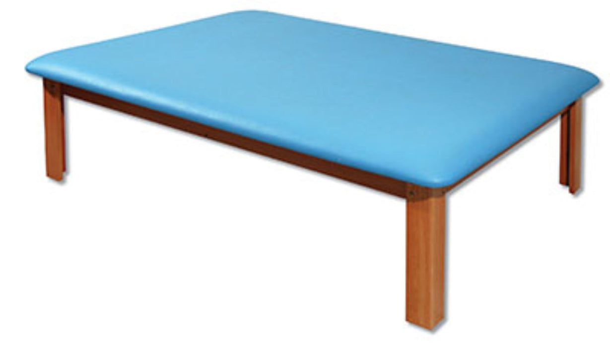 Rehab Therapy Mat Table w/ Flat Top [Light Blue Upholstery]