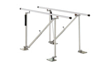 Parallel Bars. Floor-Mounted. Height Adjustable. (7' to 12' L) for Physical Therapy