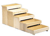 Wheelchair Training Stools. Set of 5 for Physical Therapy
