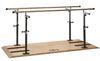 Adjustable Parallel Bars. Platform-Mounted. 10' L