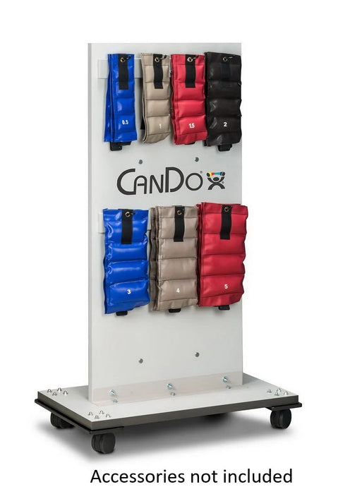 Mobile Weight Rack w/ 10 Dumbbells (1 to 10 lbs. 1/ea) for Physical Therapy