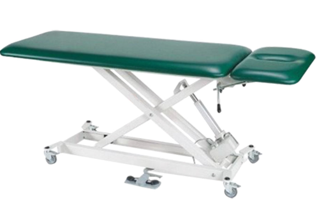 Power Hi-Lo SX Treatment Table w/ Flat Top, Adjustable Headrest & Casters