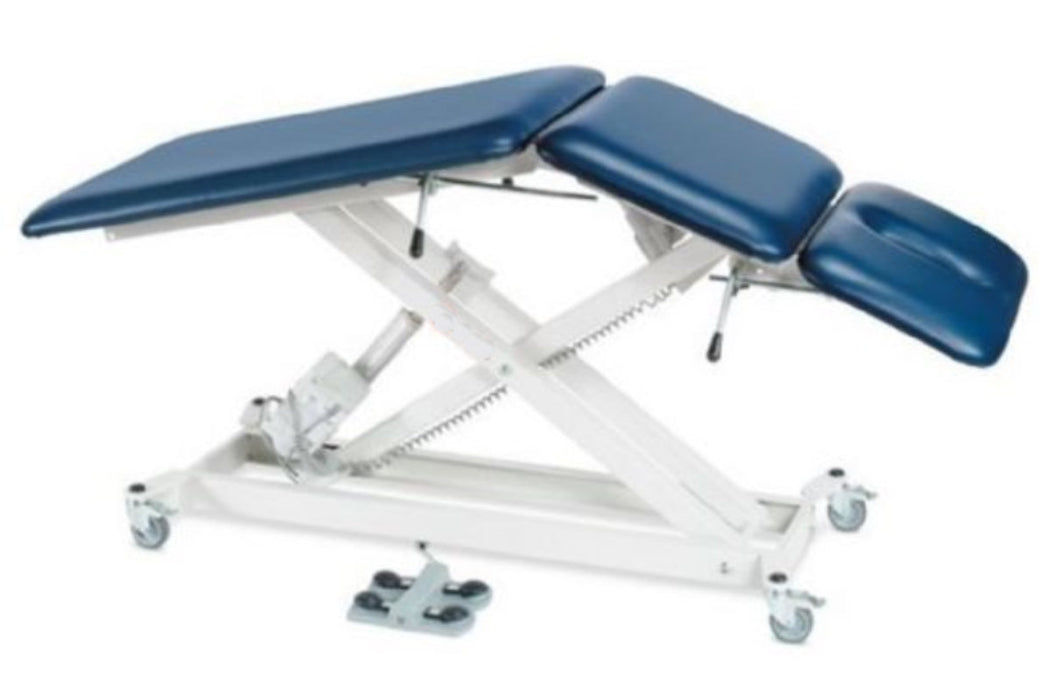 Power Hi-Lo SX Treatment Table w/ Adjustable Back / Headrest, Elevating Midsection & Casters