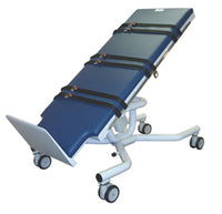 Bariatric Power Tilt Table w/ Flat Top & Casters for Physical Therapy