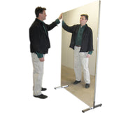 Ultra-Safe Portable Stationary Glassless Mirror for Physical Therapy