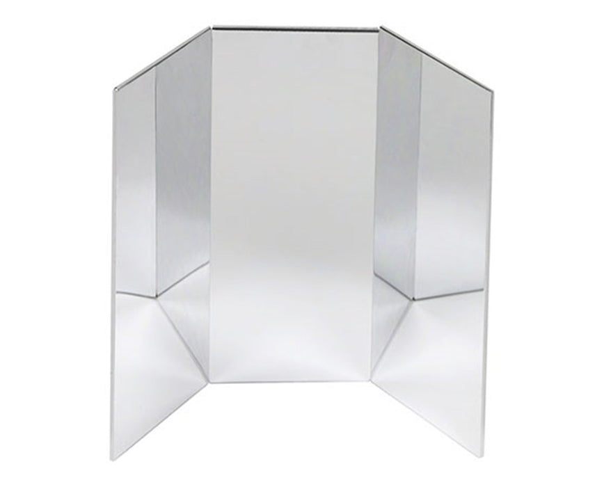 Ultra-Safe Portable Free-Standing Glassless Mirror - 24" W x 72" H, Triple Panel