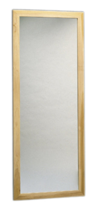 Wall-Mounted Plate Glass Mirror - 22" W x 58" H