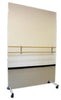 Mobile Ultra-Safe Glassless Mirror w/ Whiteboard Back Panel. 24
