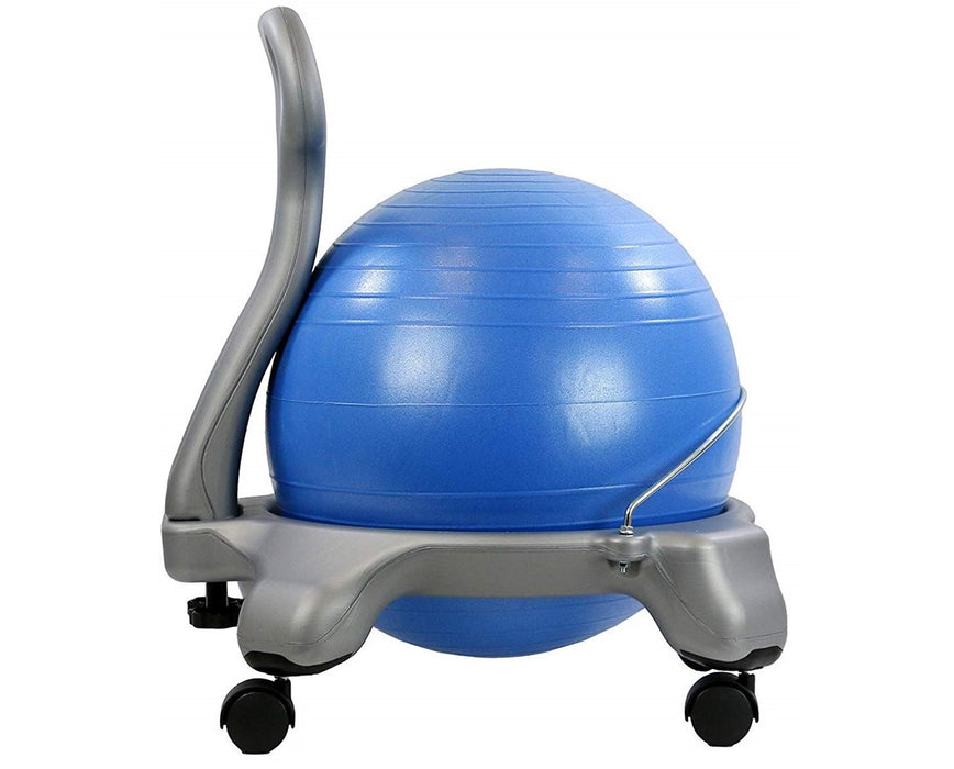 Plastic Ball Chair - Child - with 15" Exercise Ball