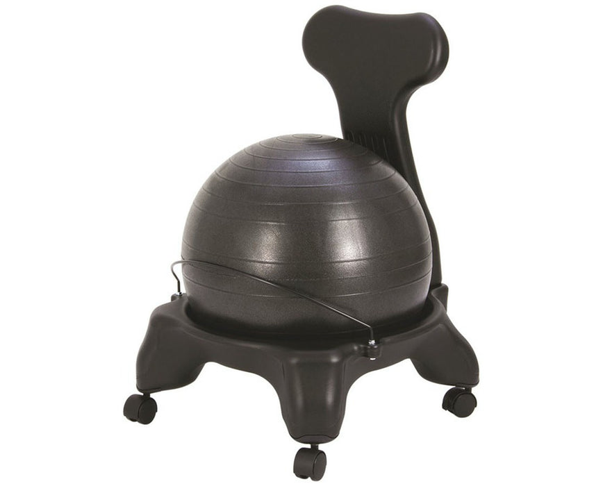 Plastic Ball Chair - Adult - with 20" Exercise Ball